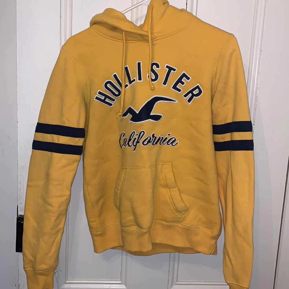 Holloster Yellow Hoodie